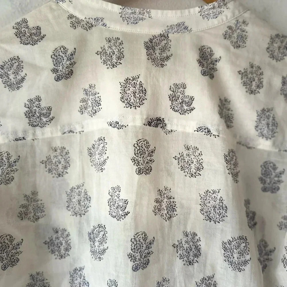 Rebecca Taylor Long Sleeve 3/4 Button Up Blouse - Picture 15 of 15